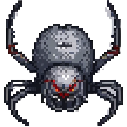 black widow spider emoji
