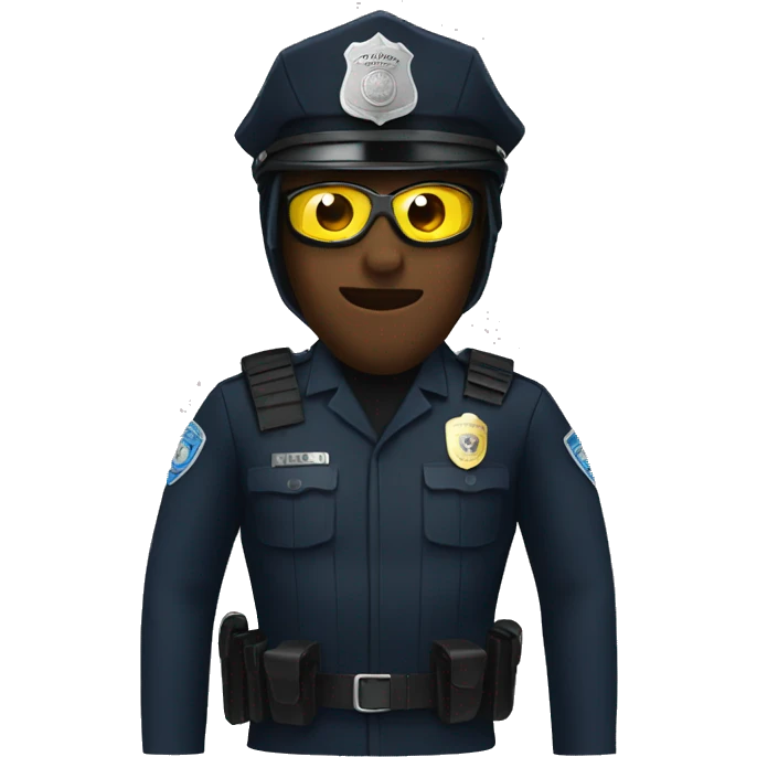 Cops with ski masks emoji
