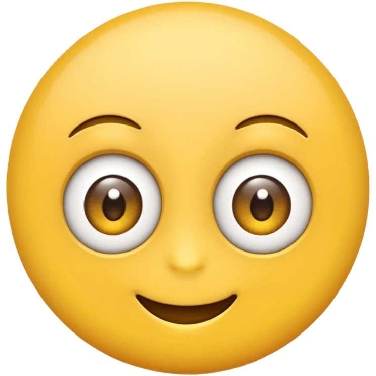 emoji with two big eyes and one small eye emoji