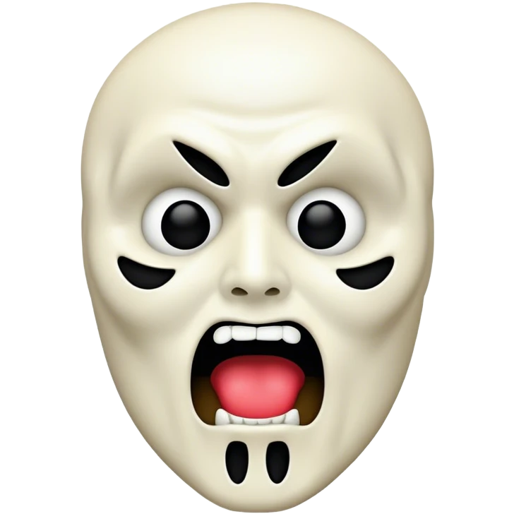Ghostface from scream emoji