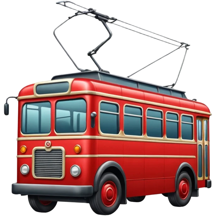trolleybus emoji