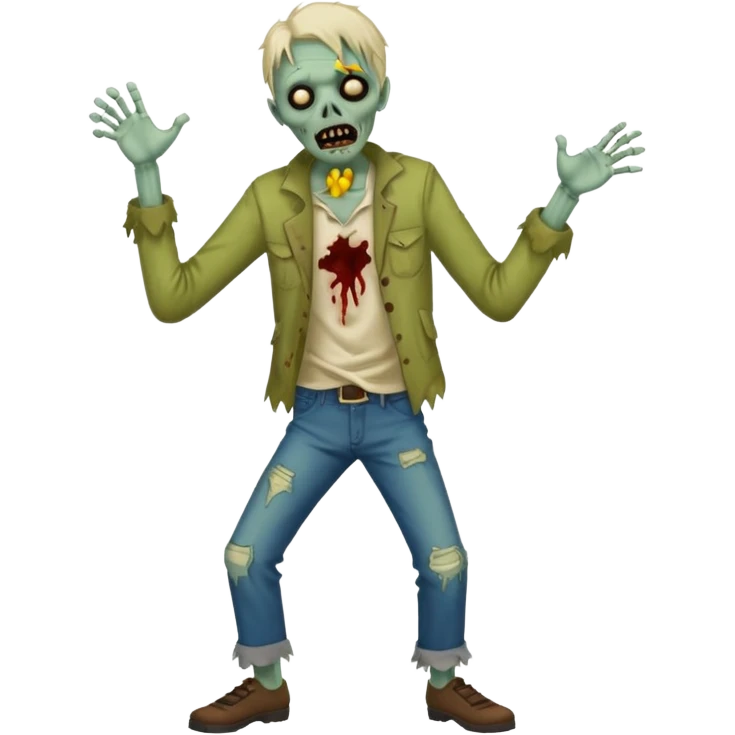 Zombie dancing  emoji