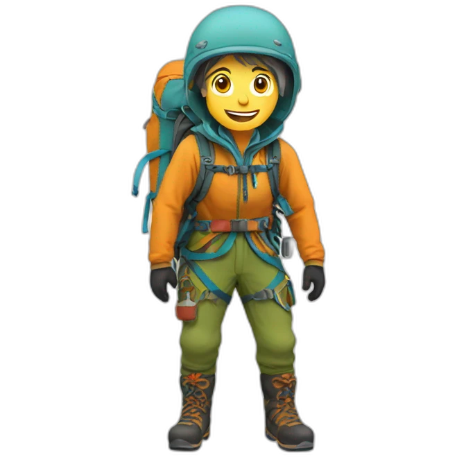 alpinist emoji