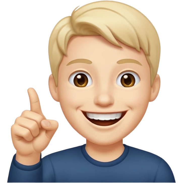 Auslachen mit finger drauf zeigen nach vorne emoji