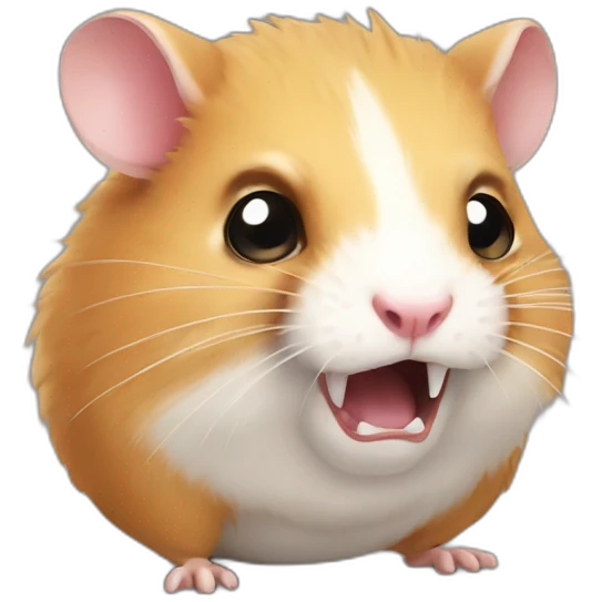 Furious hamster  emoji