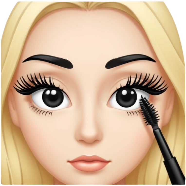 mascara apply on eyelash emoji