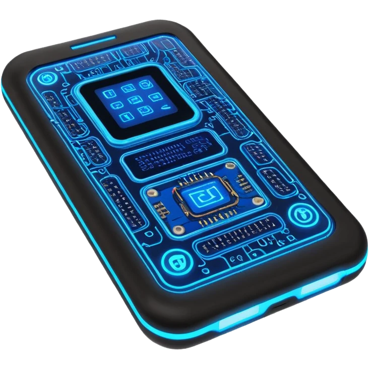 neon cyberpunk datapad emoji