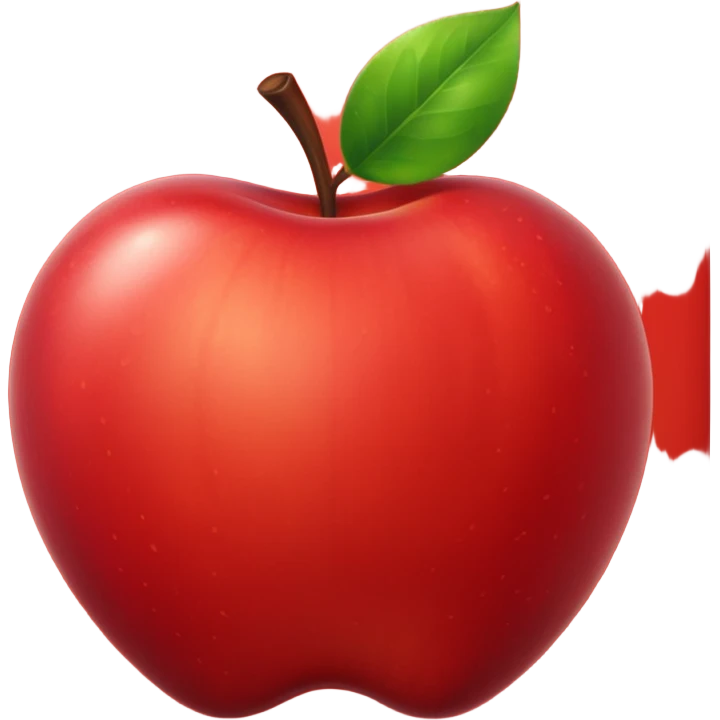 A is for Apple emoji