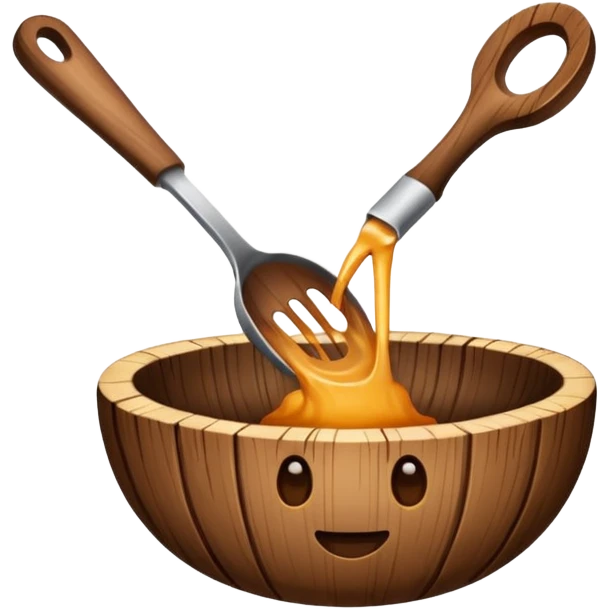 Una cuchara quemada emoji