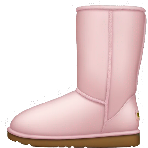 light pink uggs emoji