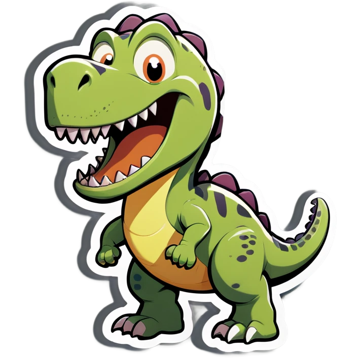 dinosaur laughing emoji