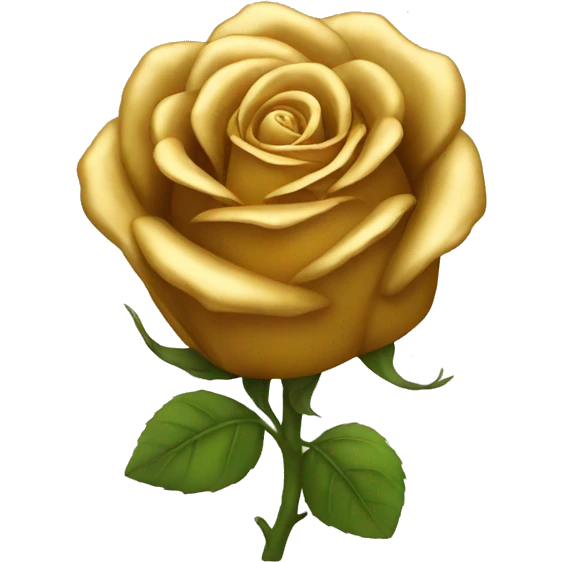 golden rose emoji