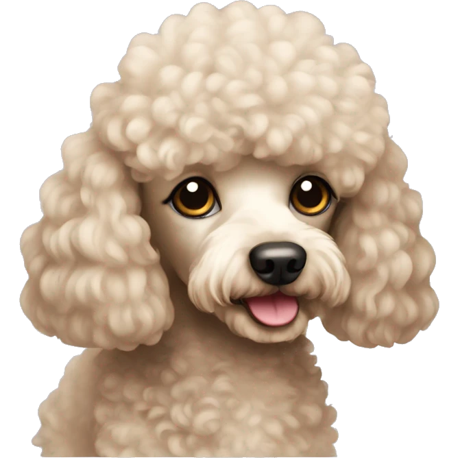 Mini poodle  emoji