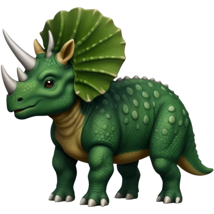 i need some thing like triceratops please more realistic emoji