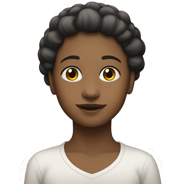 Pai negro, mãe branca, filha branca emoji