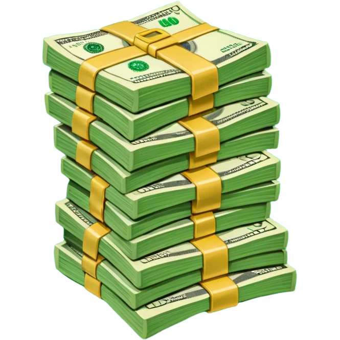 Falling value of the dollar emoji