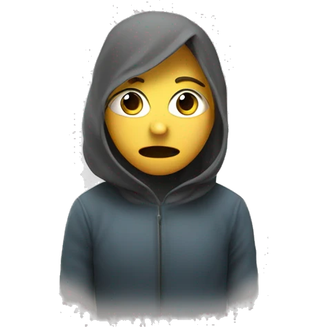 una persona haciendo silencio en un inodoro emoji
