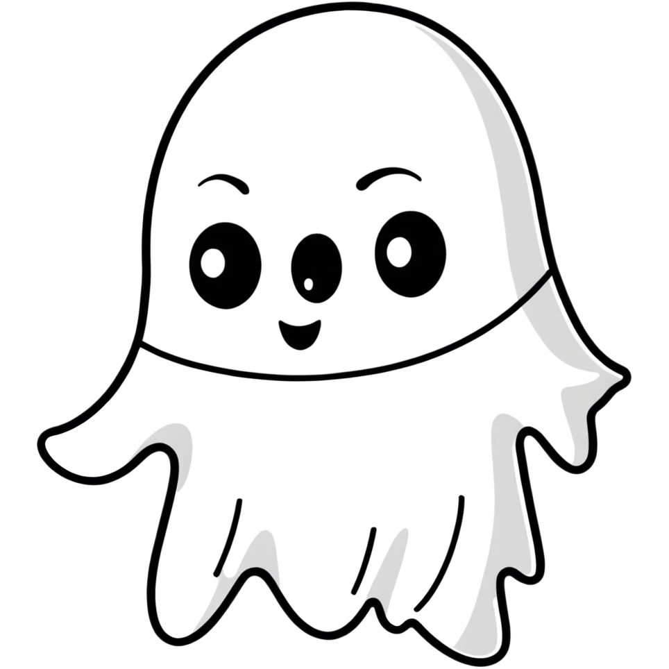 A cartoon face with crossed-out eyes and ghost leaving body emoji