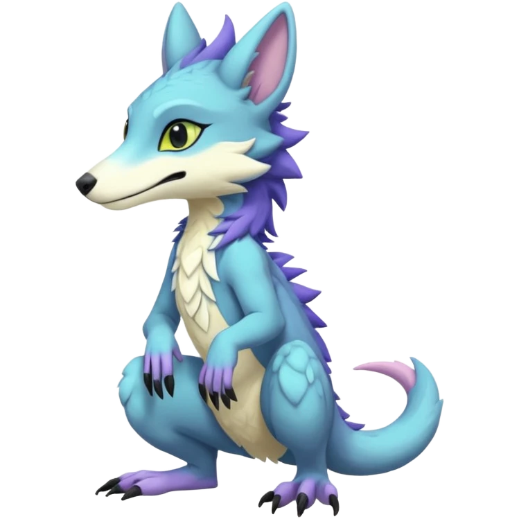Edgy shiny exotic colorful smooth soft pastel modern anthro furry vernid-sergal-trico-hybrid by Falvie, LiLaiRa, AngieWolf emoji