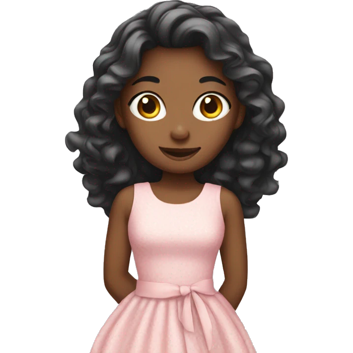 Girl wearing a dress  emoji