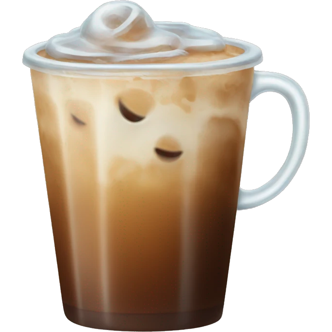 Iced coffee emoji