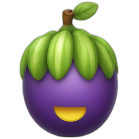 One pièce fruit emoji