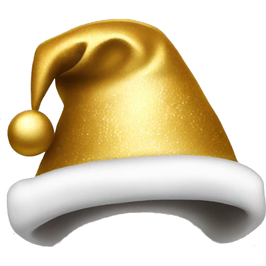 christmas golden hat emoji