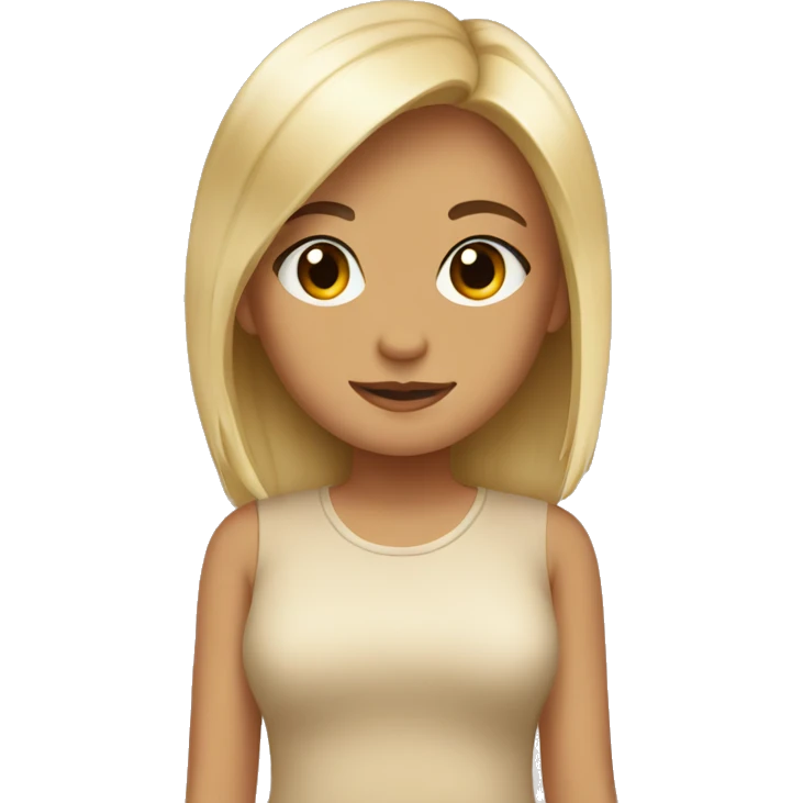 Girly beige  emoji