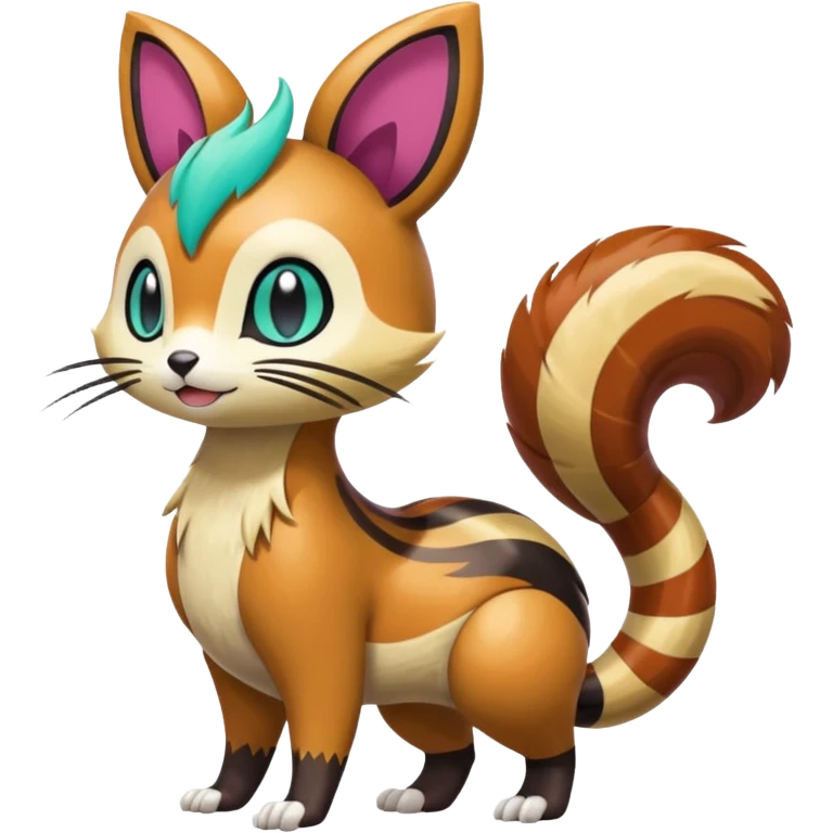 Meloetta-Furret-Pokémon-Fakémon-fusion-creature emoji
