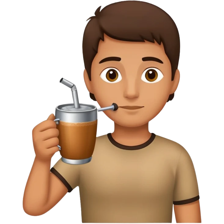 emoji tomando mate  emoji