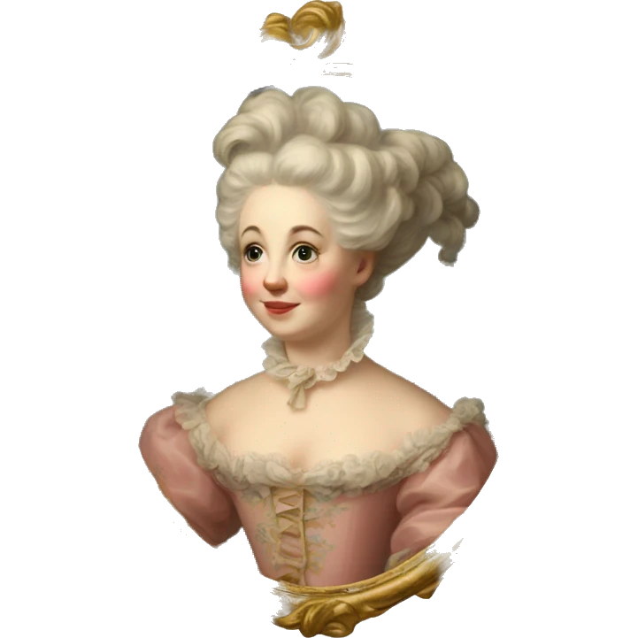 Vintage rococo emoji