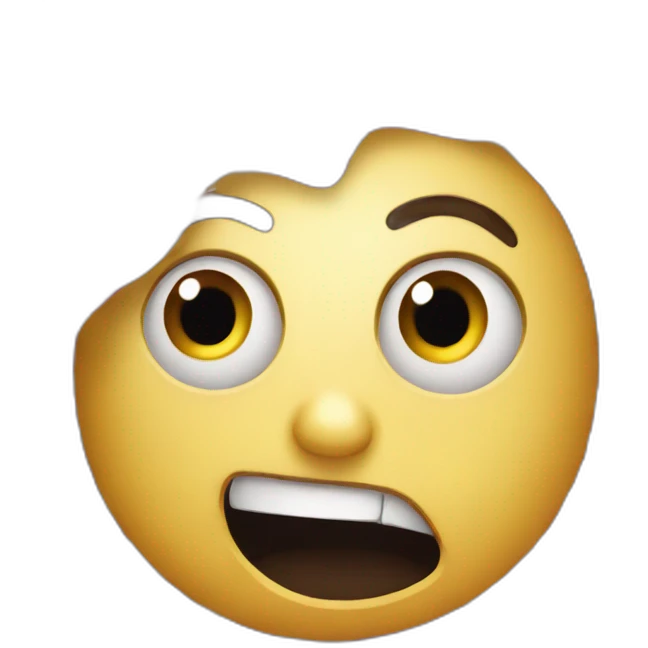American flag shocked emoji