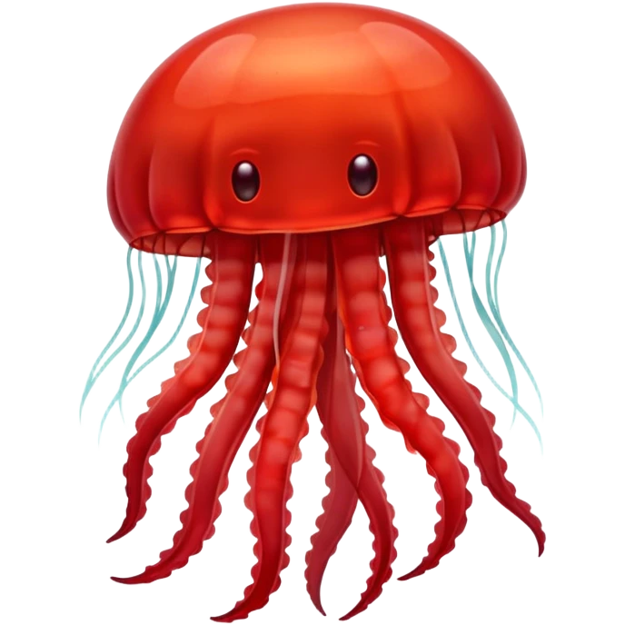 Red jellyfish emoji