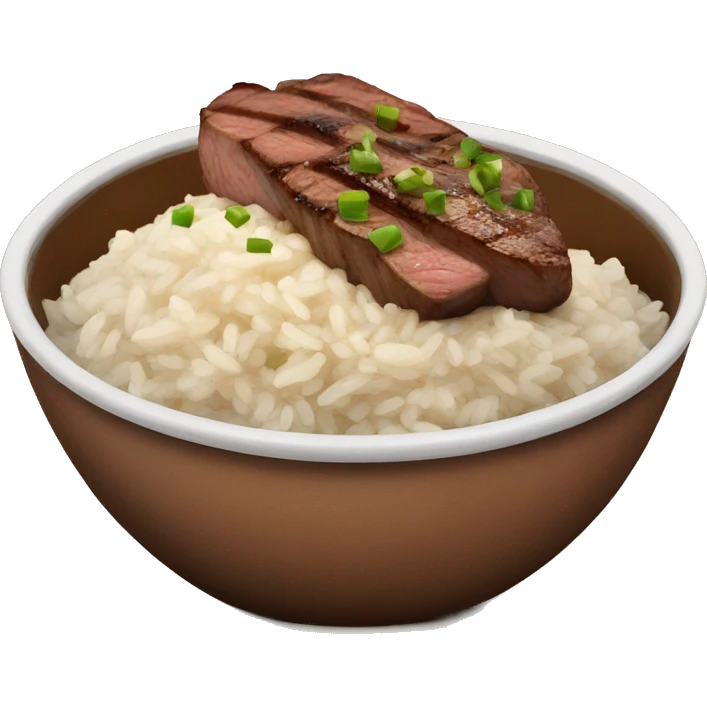 Chipotle Steak and Rice Bowl emoji