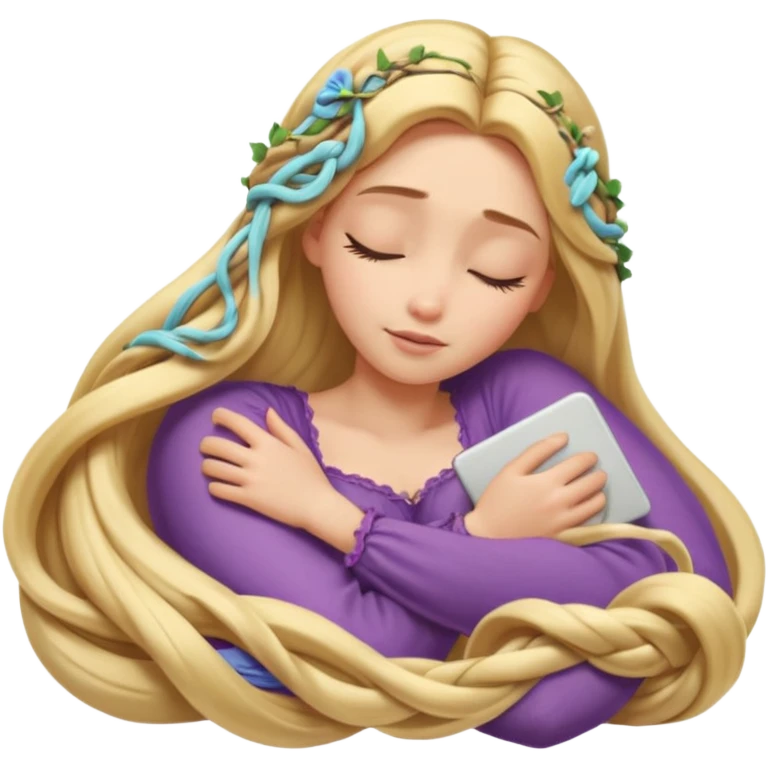 Sleeping Rapunzel (Tangled) emoji