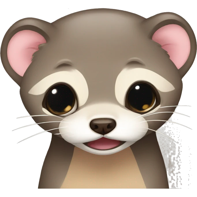 Ferret crying emoji