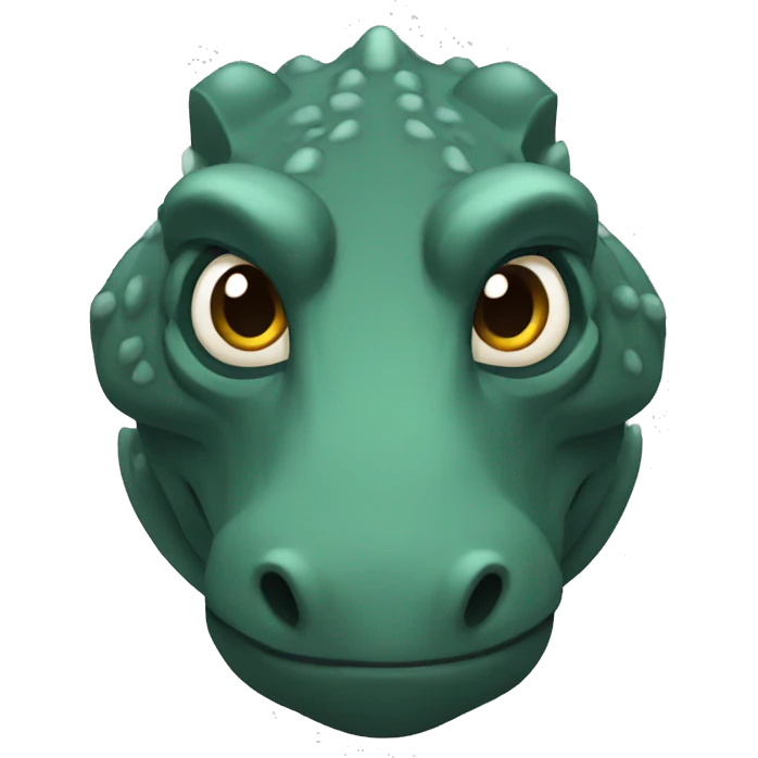 Slightly disappointed komodo emoji