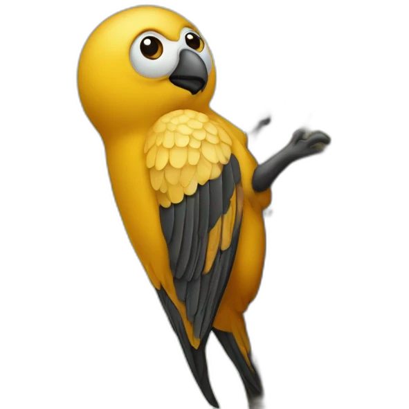 Écureuil sur un arbre emoji