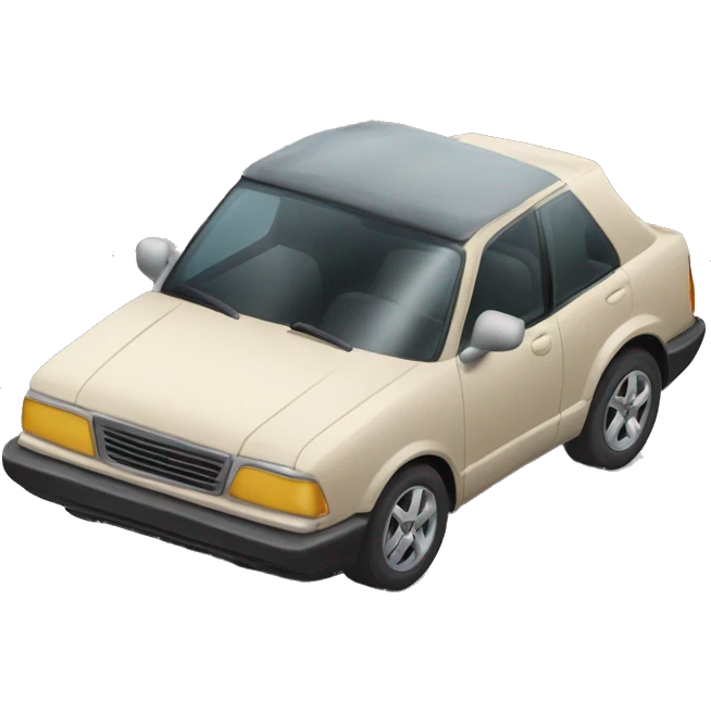 car with sunglasses emoji