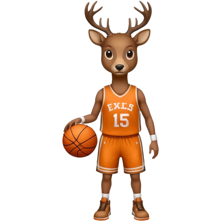 Deer basketball  emoji