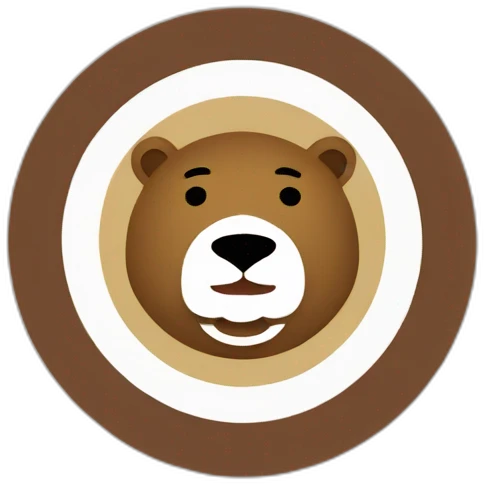 target with a bear in. the center emoji