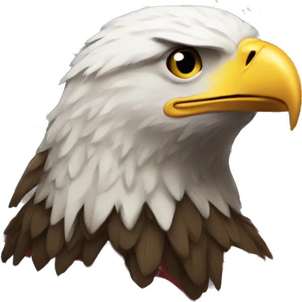 eagle with american flag emoji
