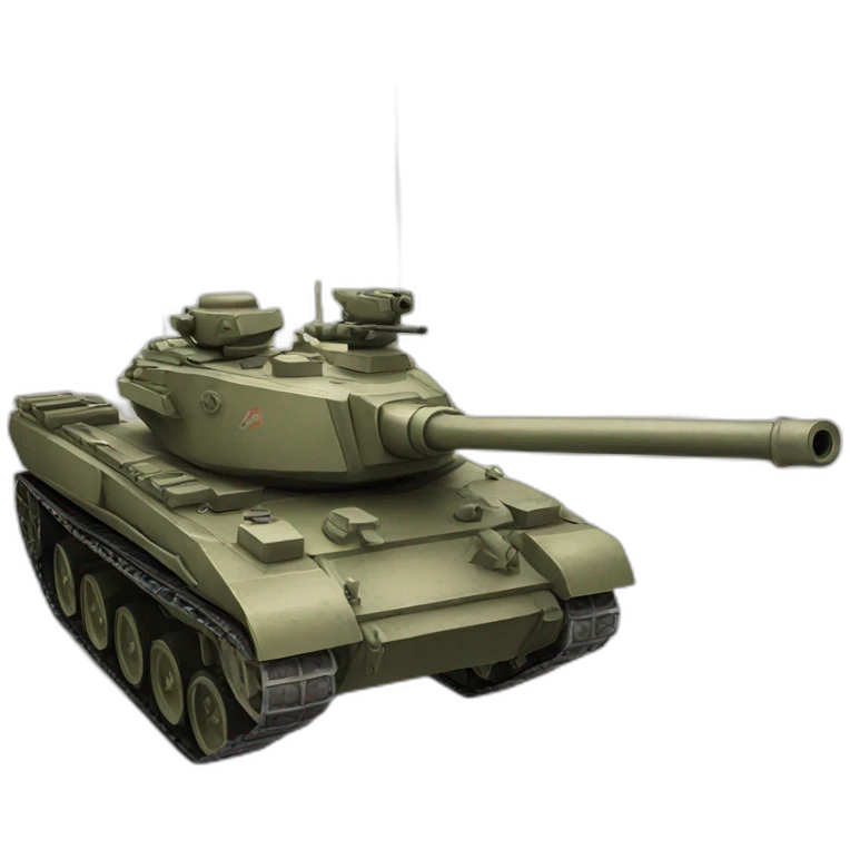 Tank firing emoji