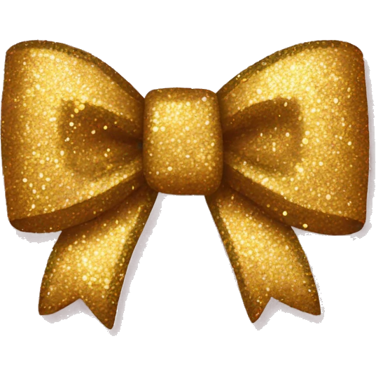 glitter bow emoji