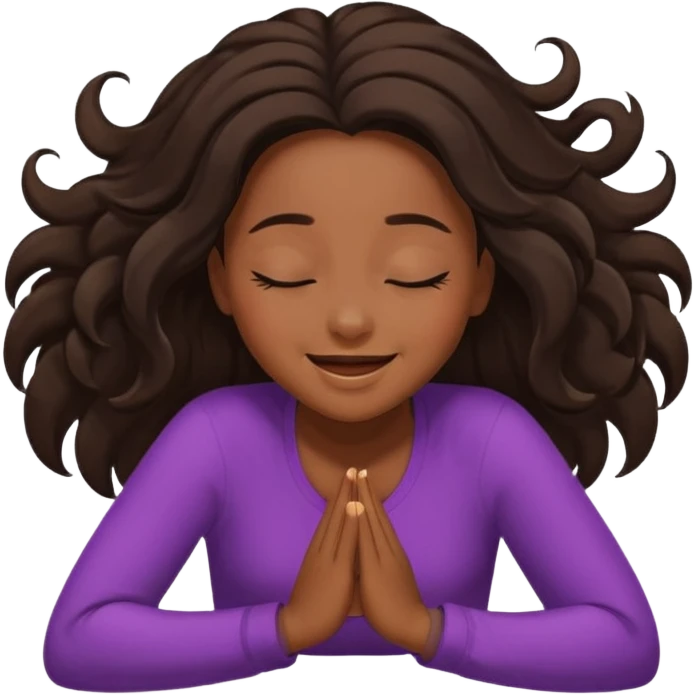 Black girl Falling to the floor in love emoji