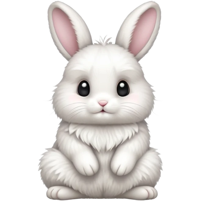 A cute bunny emoji