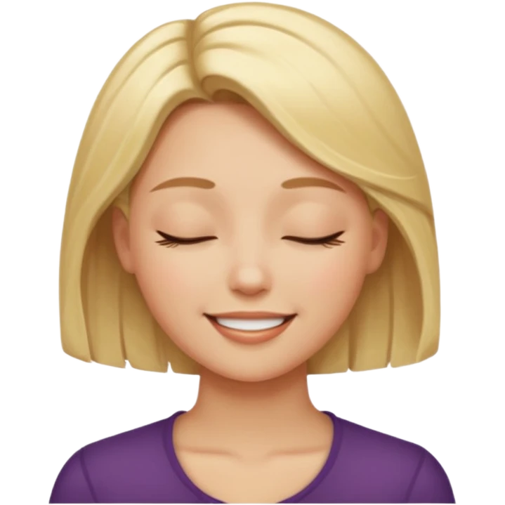 keep the last image identical except for making the eyes closed emoji