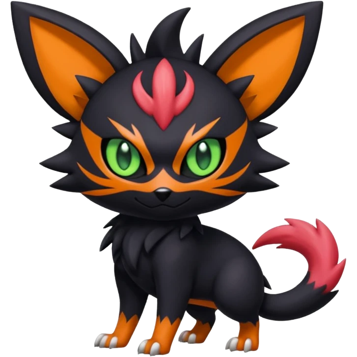 Noibat-Nargacuga-Litten-Torracat-fusion-Fakemon-Pokémon-creature  emoji