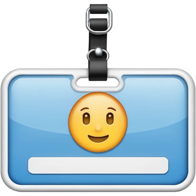 name tag emoji