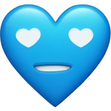 blue heart emoji